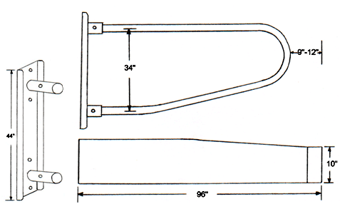 Freudenthal Channel Iron Bracket Freestalls